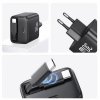 USAMS Ład. siec. 1xUSB-C ze zwijanymkablem USB-C Retractable PD+QC 30W Gan Fast Charging biały/white YC Series CC241TC02 (US-CC2