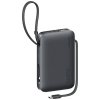 Powerbank USAMS XR Series CD228 10000mAh 20W + kabel USB-C/Lightning czarny