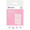 Verbatim Powerbank indukcyjny `n` Go 15W5000mAh Wireless Magnetic różowy/pink 32243