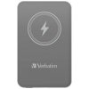 Verbatim Powerbank indukcyjny `n` Go 15W5000mAh Wireless Magnetic szary/grey 32244