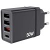 Verbatim Ładowarka sieciowa 30W 3xUSB-A/USB-C PD 3.0 CHR-30EU2 czarny/black 49700