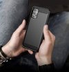 Carbon Case elastyczne etui pokrowiec Samsung Galaxy A32 5G czarny