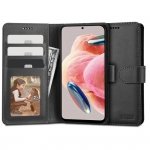 OTWIERANE KSIĄŻKOWE ETUI FUTERAŁ TECH-PROTECT  WALLET XIAOMI REDMI NOTE 12 4G / LTE BLACK