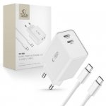TECH-PROTECT C35W 2-PORT ŁADOWARKA SIECIOWA  PD35W + KABEL TYP-C  WHITE