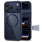 Etui Magnetyczne Tech-Protect MagPeak MagSafe CC do iPhone 17 Pro Deep Blue/Clear