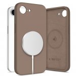 Tech-Protect Silicone MagSafe do iPhone 16e / 17e – Silikonowe Etui, Chocolate Brown