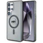 Etui Karl Lagerfeld Button Karl Head     Printed Logo MagSafe do Samsung Galaxy S25 Ultra czarny