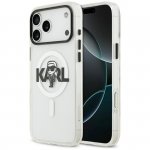 Etui Karl Lagerfeld IML Karl Sketch Logo MagSafe do iPhone 17 Pro Max przezroczysty