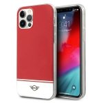 Mini MIHCP12MPCUBIRE iPhone 12/12 Pro6,1 czerwony/red hard case Stripe Collection