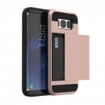 Dual Rugged Case Card Slide - Pancerne etui - Samsung Galaxy J5 2016 J510 (rose gold)