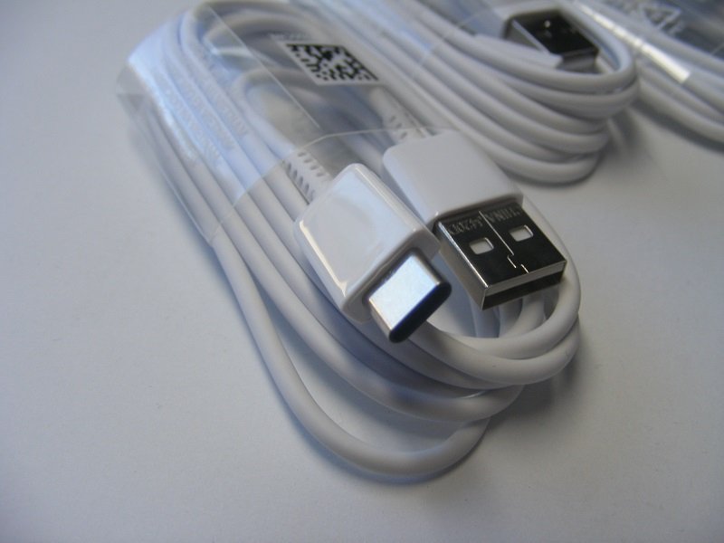 Câble USB Samsung EP-DW700CWE USB type C - Blanc - Français