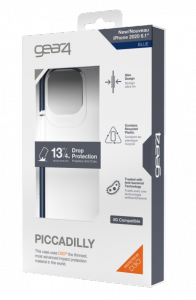 Gear4 Piccadilly - obudowa ochronna etui do iPhone 12/12 Pro (blue)