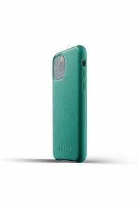 [NZ] Mujjo Full Leather Case - etui skórzane do iPhone 11 Pro (zielone)