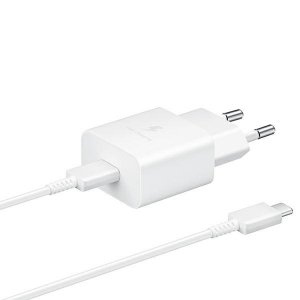 Ładowarka. sieciowa Samsung EP-T1510EWE 15W Fast Charge + kabel USB-C/USB-C biały/white