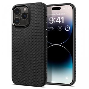 ETUI SPIGEN  LIQUID AIR IPHONE 14 PRO MATTE BLACK