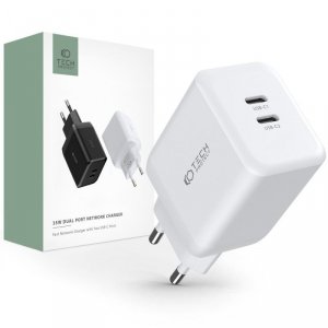 TECH-PROTECT C35W 2-PORT NETWORK CHARGER PD35W WHITE