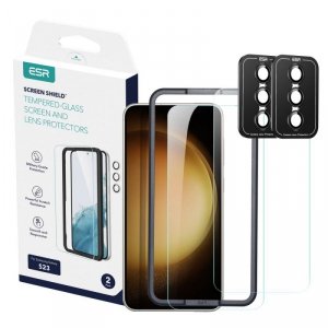 SZKŁO HARTOWANE ESR PROTECTOR SET 2-PACK GALAXY S23 CLEAR