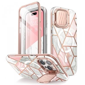 PANCERNE ETUI SUPCASE  COSMO MAG MAGSAFE IPHONE 15 PRO MAX MARBLE
