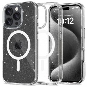 ETUI TECH-PROTECT  FLEXAIR HYBRID MAGSAFE IPHONE 16 PRO MAX GLITTER