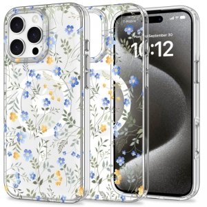 ETUI TECH-PROTECT  MAGMOOD MAGSAFE IPHONE 16 PRO MAX SPRING FLOWERS