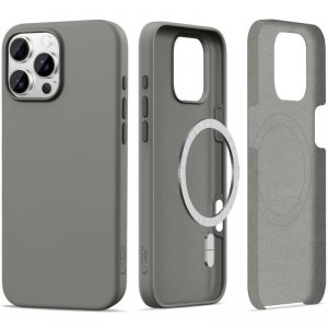 ETUI PLECKI CASE TECH-PROTECT  SILICONE MAGSAFE IPHONE 16 PRO MATTE CLAY