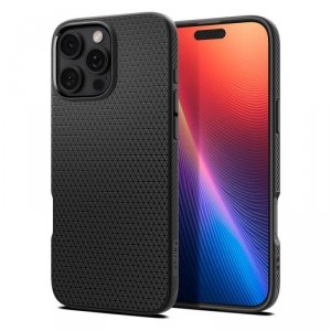 ETUI SPIGEN  LIQUID AIR IPHONE 16 PRO MAX MATTE BLACK