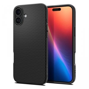 ETUI SPIGEN  LIQUID AIR IPHONE 16 MATTE BLACK