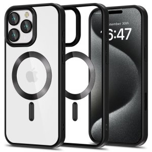 ETUI TECH-PROTECT  MAGFLEX MAGSAFE IPHONE 16 PRO SATIN BLACK