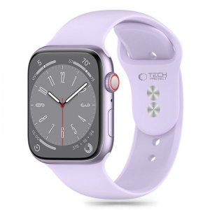 TECH-PROTECT SILICONE APPLE WATCH 6 / 7 / 8 / 9 / 10 / SE / ULTRA 1 / 2 (44 / 45 / 46 / 49 MM) ELEGANT PURPLE