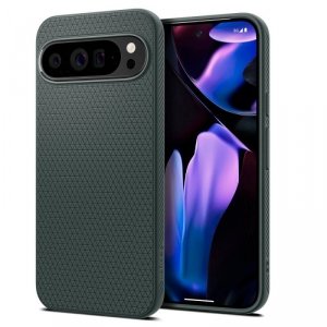 ETUI SPIGEN  LIQUID AIR GOOGLE PIXEL 9 PRO XL ABYSS GREEN