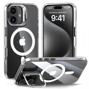 ETUI TECH-PROTECT  MAGSTAND MAGSAFE IPHONE 16 CLEAR