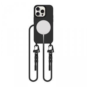ETUI TECH-PROTECT  MAGNECKLACE MAGSAFE IPHONE 15 PRO BLACK