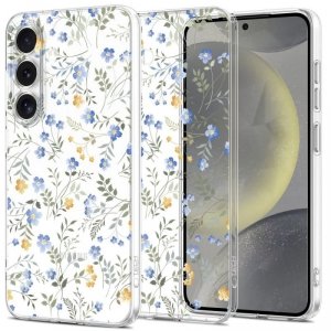 ETUI CASE PLECKI TECH-PROTECT  FLEXAIR SAMSUNG GALAXY S25 SPRING FLOWERS
