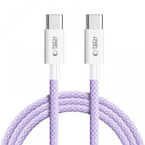 TECH-PROTECT ULTRABOOST LITE TYPE-C KABEL  PD60W/3A 200CM MAUVE