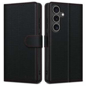 TECH-PROTECT WALLET RS GALAXY S25 BLACK/RED