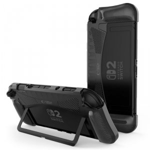 TECH-PROTECT TPUCARBON NINTENDO SWITCH 2 BLACK