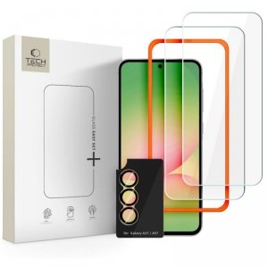 Zestaw 3x Szkło Hartowane Tech-Protect Easy Set+ do Galaxy A37 5G + Ramka Montażowa
