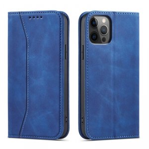 Magnet Fancy Case etui Samsung Galaxy A23 5G pokrowiec z klapką portfel podstawka niebieskie