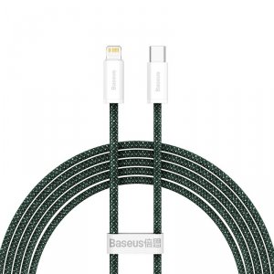 Baseus Dynamic 2 Series kabel do szybkiego ładowania USB-C - Lightning 20W 480Mb/s 2m zielony