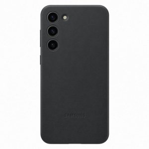 Samsung Leather Cover etui Samsung Galaxy S23+ pokrowiec z naturalnej skóry czarne (EF-VS916LBEGWW)