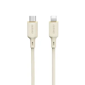 Kabel Dudao L7SCL USB-C - Lightning 30W 1m - beżowy
