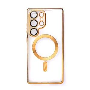 Etui Electroplated Case z MagSafe galwanizowane na iPhone 16e - złote