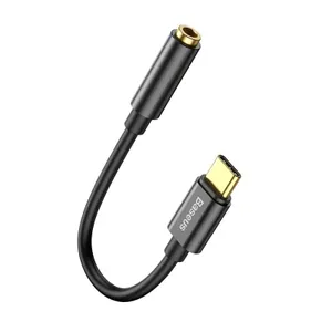 Adapter Baseus L54 do słuchawek USB-C / mini jack 3.5mm DAC 24 bit 48 KHz - czarny