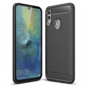 Carbon Case elastyczne etui pokrowiec Huawei P Smart Plus 2019 / Honor 10 Lite czarny