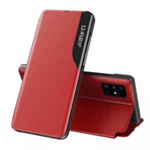 Eco Leather View Case elegancki futerał etui z klapką i funkcją podstawki Samsung Galaxy Note 20 Ultra czerwony