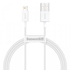 Baseus Superior kabel USB - Lightning 2,4A 1 m Biały (CALYS-A02)