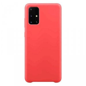 Silicone Case elastyczne silikonowe etui pokrowiec Samsung Galaxy S21+ 5G (S21 Plus 5G) czerwony