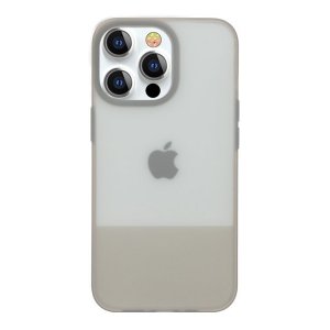 Kingxbar Plain Series etui pokrowiec do iPhone 13 Pro silikonowa obudowa szary