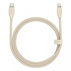 Baseus kabel, przewód USB Typ C – Lightning 20W długość 1,2 m Jelly Liquid Silica Gel – różowy