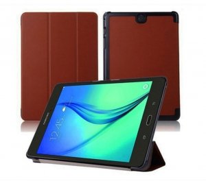 SMART CASE ETUI FUTERAŁ Samsung Galaxy Tab A SM-T550 T551 T555 9,7 cala brązowy 